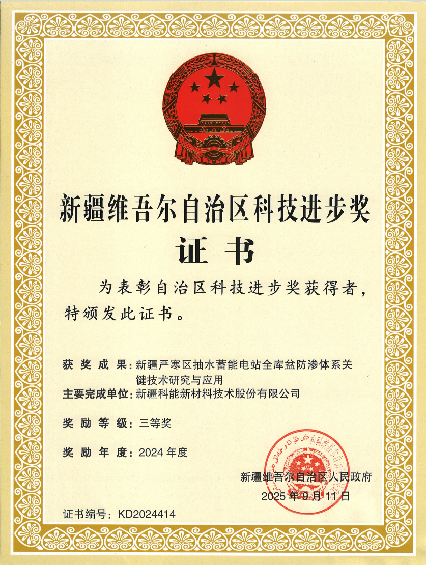 2024年自治区科技进步三等奖